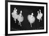 Ballerinas in Silhouette-null-Framed Premium Giclee Print