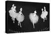 Ballerinas in Silhouette-null-Stretched Canvas