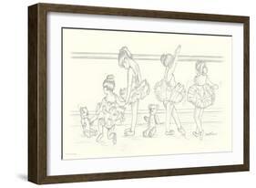 Ballerinas IV-Steve O'Connell-Framed Art Print