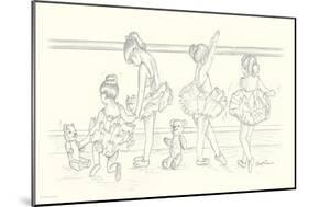 Ballerinas IV-Steve O'Connell-Mounted Art Print