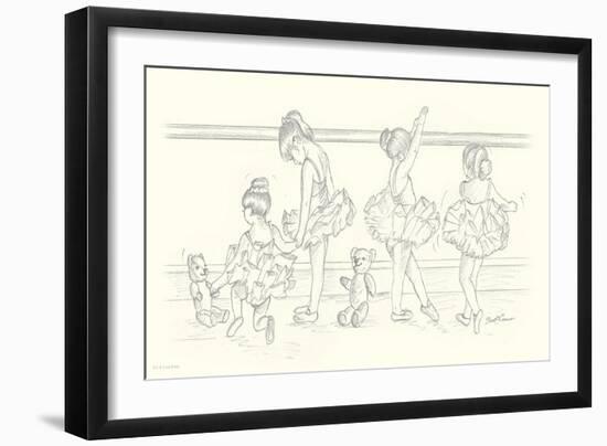 Ballerinas IV-Steve O'Connell-Framed Premium Giclee Print