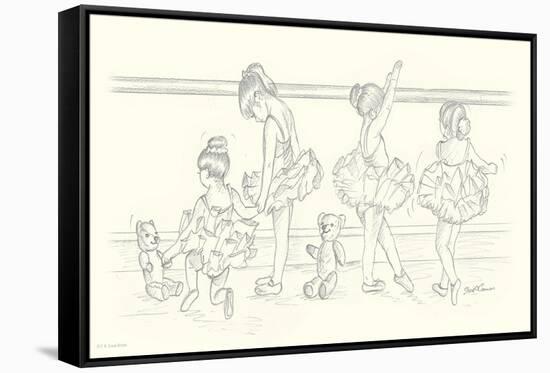 Ballerinas IV-Steve O'Connell-Framed Stretched Canvas