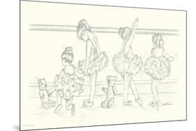 Ballerinas IV-Steve O'Connell-Mounted Art Print