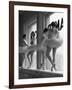 Ballerinas on Window Sill in Rehearsal Room at George Balanchine's School of American Ballet-Alfred Eisenstaedt-Framed Photographic Print
