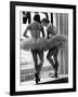 Ballerinas on Window Sill in Rehearsal Room at George Balanchine's School of American Ballet-Alfred Eisenstaedt-Framed Photographic Print