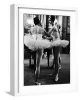 Ballerinas Practicing at Paris Opera Ballet School-Alfred Eisenstaedt-Framed Premium Photographic Print