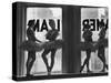 Ballerinas Standing on Window Sill in Rehearsal Room, George Balanchine's School of American Ballet-Alfred Eisenstaedt-Stretched Canvas