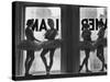 Ballerinas Standing on Window Sill in Rehearsal Room, George Balanchine's School of American Ballet-Alfred Eisenstaedt-Stretched Canvas