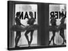 Ballerinas Standing on Window Sill in Rehearsal Room, George Balanchine's School of American Ballet-Alfred Eisenstaedt-Stretched Canvas