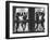 Ballerinas Standing on Window Sill in Rehearsal Room, George Balanchine's School of American Ballet-Alfred Eisenstaedt-Framed Photographic Print