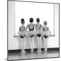 Ballerinas-null-Mounted Art Print