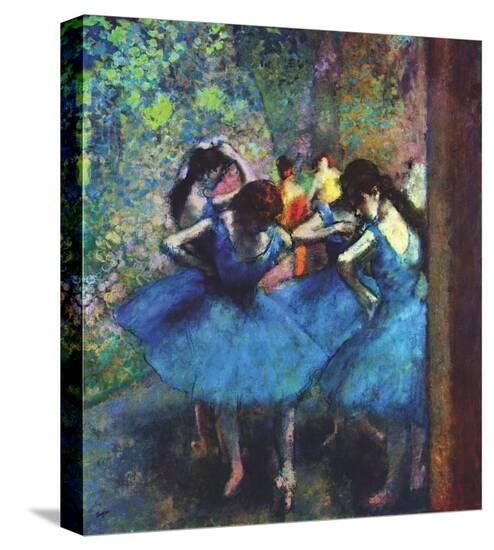 Ballerinas-Edgar Degas-Stretched Canvas