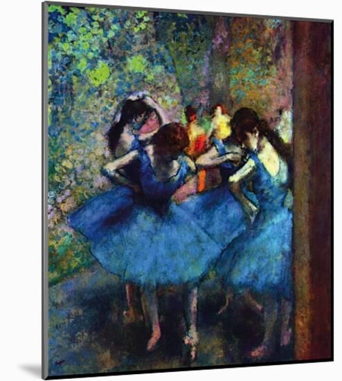 Ballerinas-Edgar Degas-Mounted Art Print