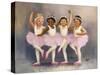 Ballerinas-Dianne Dengel-Stretched Canvas