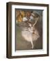 Ballet (also known as “L'Etoile”) (detail). 1876-1877. Pastel on monotype.-Edgar Degas-Framed Giclee Print