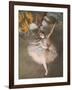 Ballet (also known as “L'Etoile”) (detail). 1876-1877. Pastel on monotype.-Edgar Degas-Framed Giclee Print