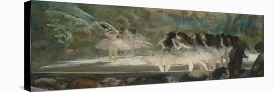 Ballet at the Paris Opéra, 1877-Edgar Degas-Stretched Canvas