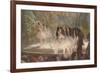 Ballet at the Paris Opera, 1877-Edgar Degas-Framed Giclee Print