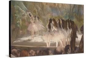 Ballet at the Paris Opera, 1877-Edgar Degas-Stretched Canvas