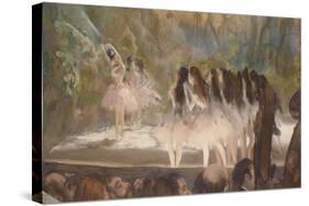 Ballet at the Paris Opera, 1877-Edgar Degas-Stretched Canvas