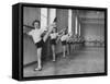 Ballet Class for Youngsters Who Aspire to Roles in the Corps De Ballet of the Vienna Opera House-Ralph Crane-Framed Stretched Canvas