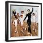 "Ballet Class", November 3, 1956-George Hughes-Framed Giclee Print