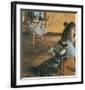 Ballet Class-Edgar Degas-Framed Art Print