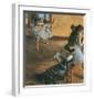 Ballet Class-Edgar Degas-Framed Art Print