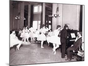 Ballet Class-null-Mounted Photographic Print