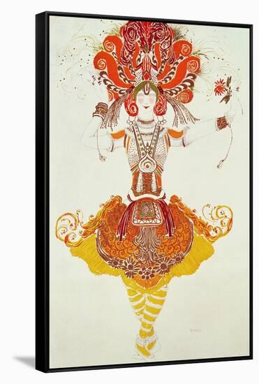 Ballet Costume for "The Firebird," by Stravinsky-Leon Bakst-Framed Stretched Canvas