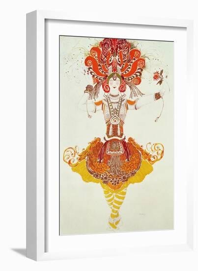 Ballet Costume for "The Firebird," by Stravinsky-Leon Bakst-Framed Giclee Print