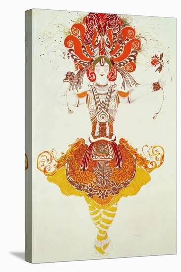 Ballet Costume for "The Firebird," by Stravinsky-Leon Bakst-Stretched Canvas