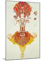 Ballet Costume for "The Firebird," by Stravinsky-Leon Bakst-Mounted Premium Giclee Print