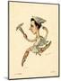 Ballet Dancer and Choreograf Michel Fokine (From: Russian Ballet in Caricature), 1902-1905-Nikolai Gustavovich Legat-Mounted Giclee Print