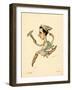 Ballet Dancer and Choreograf Michel Fokine (From: Russian Ballet in Caricature), 1902-1905-Nikolai Gustavovich Legat-Framed Giclee Print