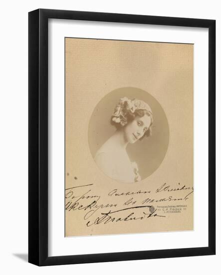 Ballet Dancer Anna Pavlova, 1912-Karl August Fischer-Framed Giclee Print