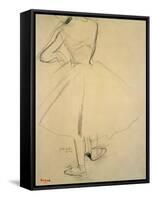 Ballet Dancer from Behind, 19th Century-Edgar Degas-Framed Stretched Canvas