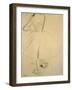 Ballet Dancer from Behind, 19th Century-Edgar Degas-Framed Premium Giclee Print