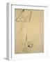 Ballet Dancer from Behind, 19th Century-Edgar Degas-Framed Premium Giclee Print