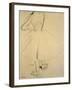 Ballet Dancer from Behind, 19th Century-Edgar Degas-Framed Giclee Print