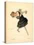 Ballet Dancer Marie Petipa (From: Russian Ballet in Caricature), 1902-1905-Nikolai Gustavovich Legat-Stretched Canvas