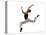 Ballet Dancer Mid-air in Jump-Tim Pannell-Stretched Canvas