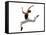 Ballet Dancer Mid-air in Jump-Tim Pannell-Framed Stretched Canvas