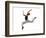 Ballet Dancer Mid-air in Jump-Tim Pannell-Framed Photographic Print