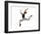 Ballet Dancer Mid-air in Jump-Tim Pannell-Framed Photographic Print