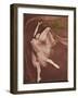 Ballet Dancer Posing Elegantly-null-Framed Art Print