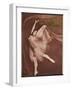 Ballet Dancer Posing Elegantly-null-Framed Art Print