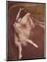 Ballet Dancer Posing Elegantly-null-Mounted Art Print