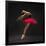 Ballet Dancer Red Tutu-null-Framed Art Print