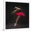 Ballet Dancer Red Tutu-null-Framed Art Print